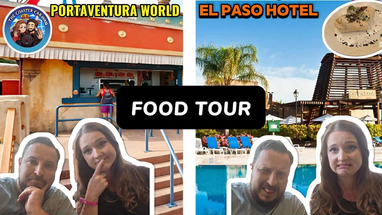 Eating Our Way Through PortAventura! 🍔🌮 Did We Survive?!