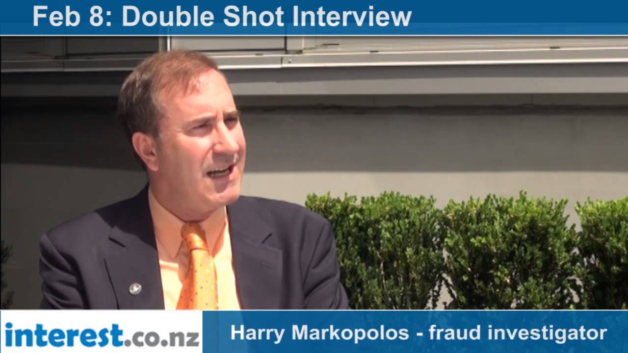 Double Shot Interview: Harry Markopolos - fraud investigator with Bernard Hickey
