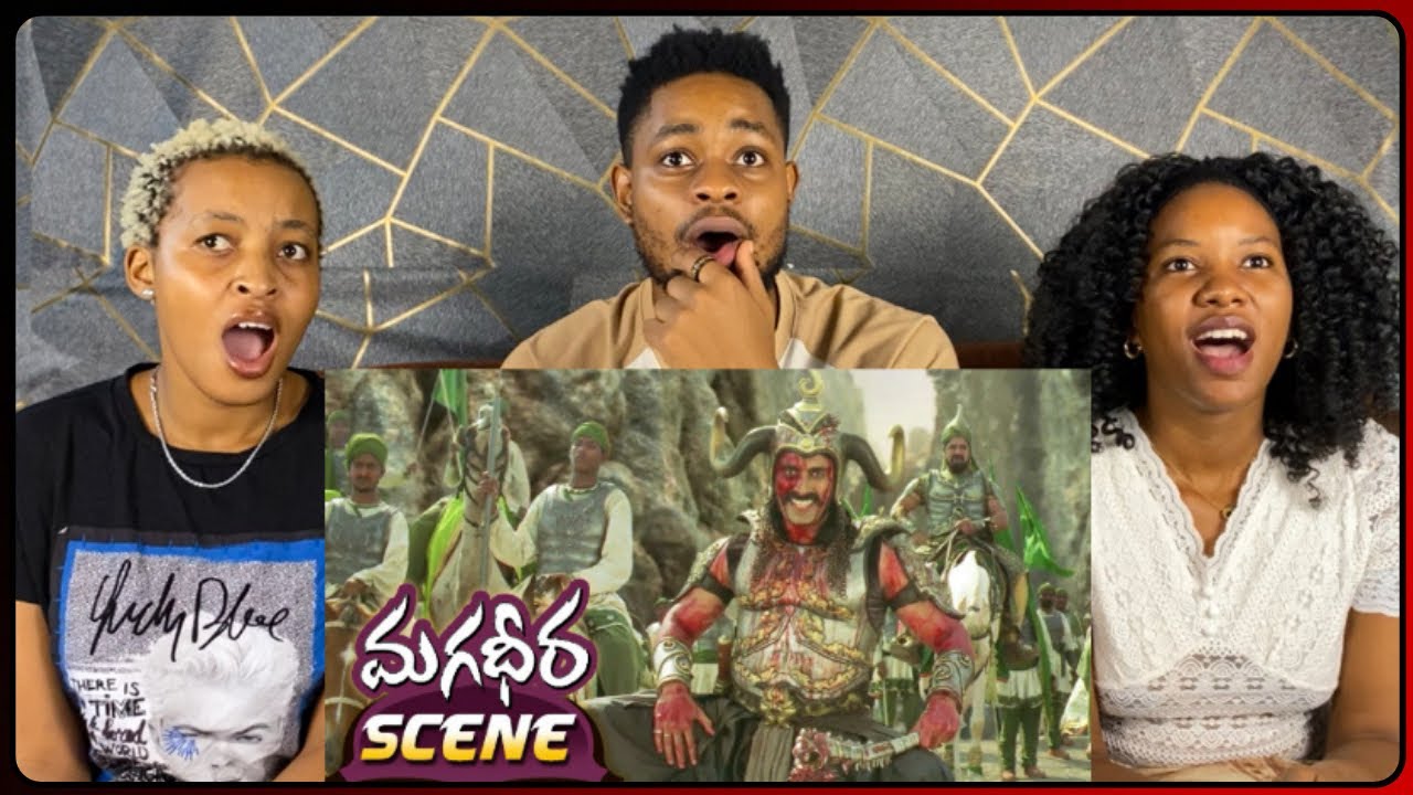 African Friends Reacts To Ram Charan 100 Soldier Fight | Magadheera Telugu Movie