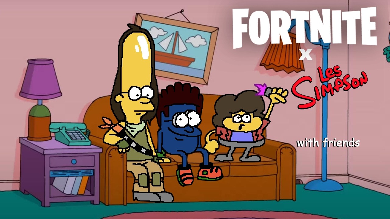 Fortnite but a lot more yellow