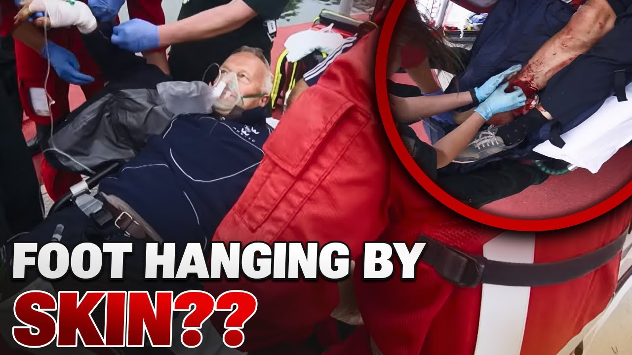 Sailor's Foot Nearly Severed in Yacht Collision | Saving Lives at Sea