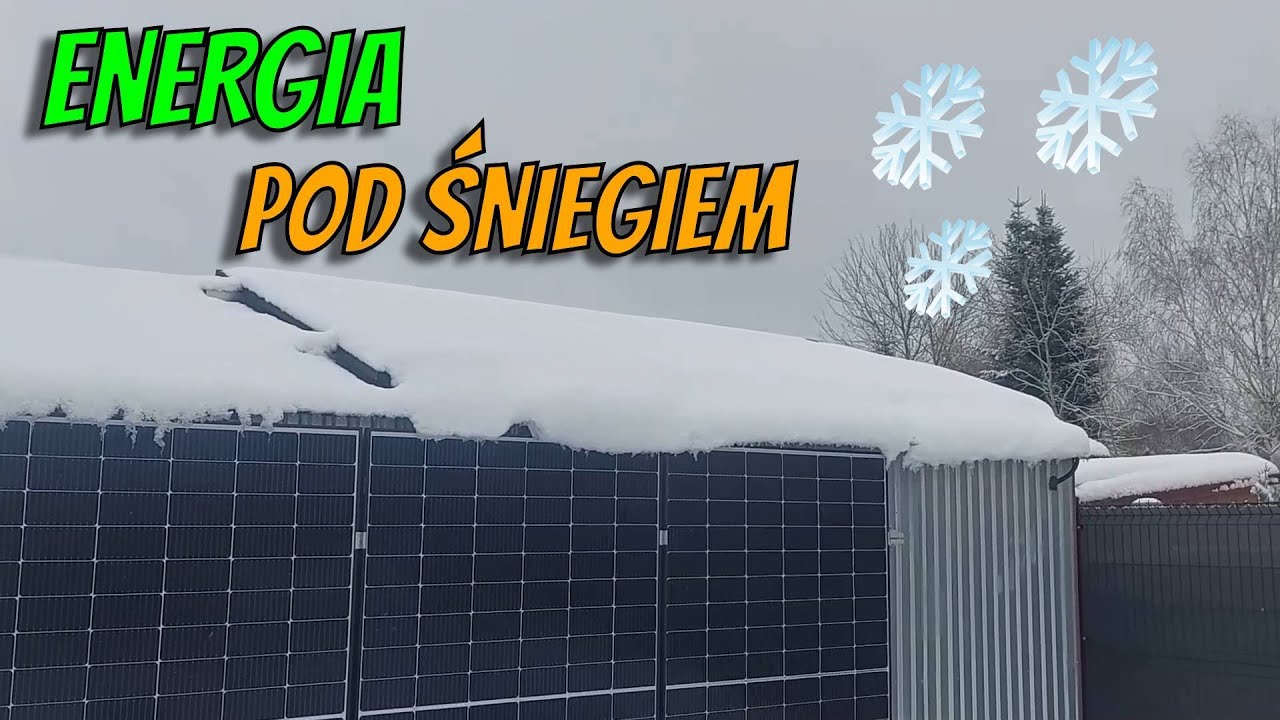 Zasypało fotowoltaikę Off Grid w zimie