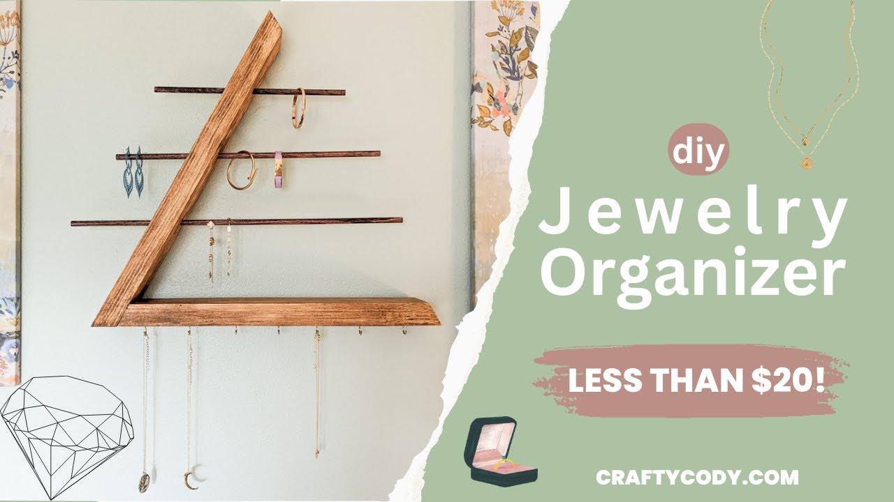 DIY Jewelry Organizer | Boho and Budget Friendly! | Cody's Craft Corner
