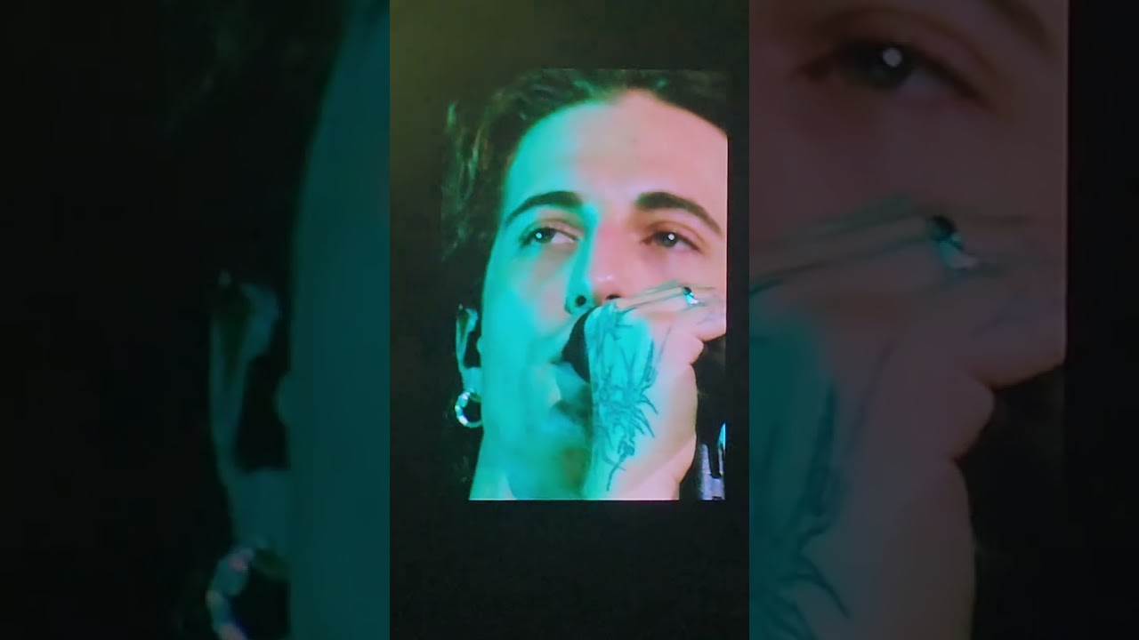 Damiano David's Tour 2025 - Bruxelles/Rome/Montréal #damianodavid #maneskin #concert #tour 