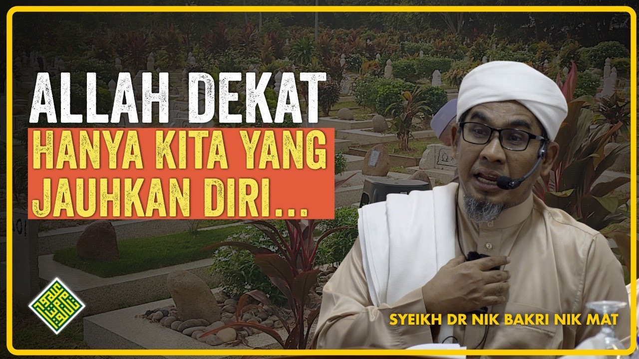 Allah DEKAT, Hanya kita yang menjauhi DIRI.