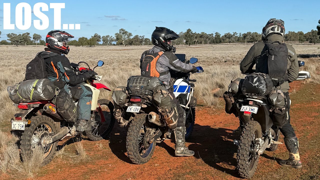 WE GET LOST IN A SHEEP PADDOCK FOR 10 HOURS... - Border Track EXTREME WR250R Adventure! Part 2!