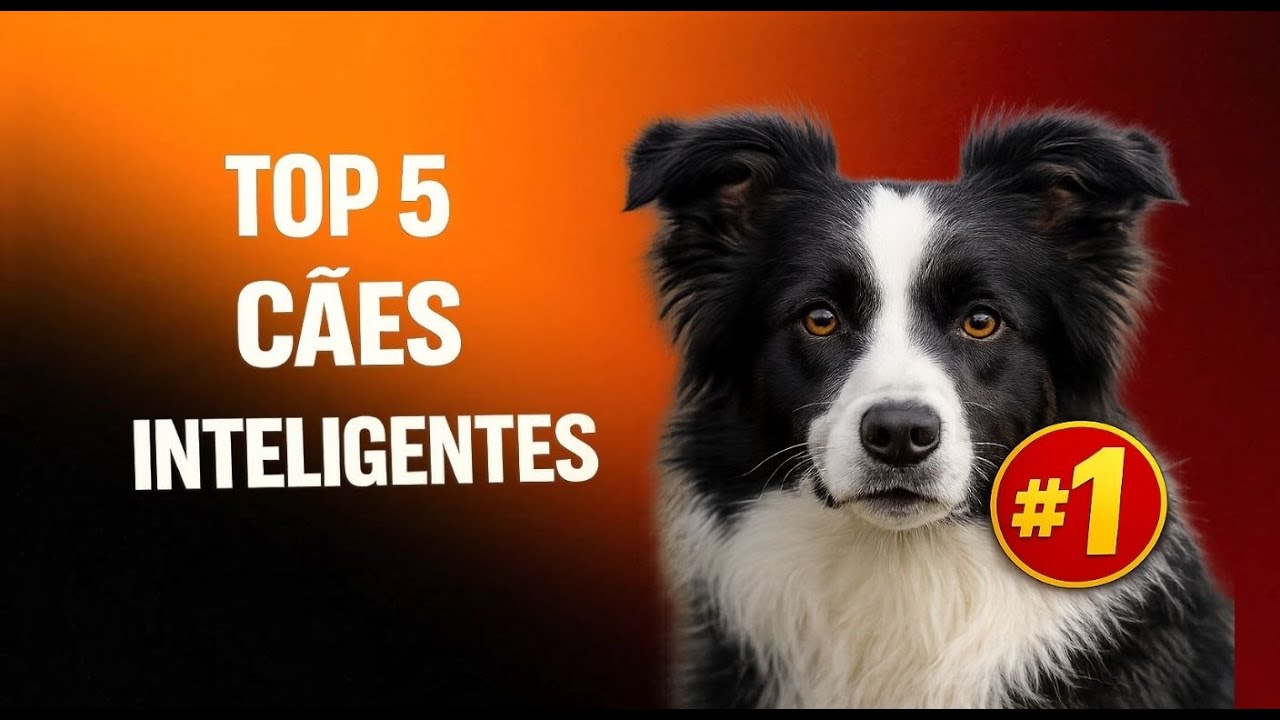 TOP 5 CÃES MAIS INTELIGENTES DO MUNDO (o 1º aprende MUITO rápido!)