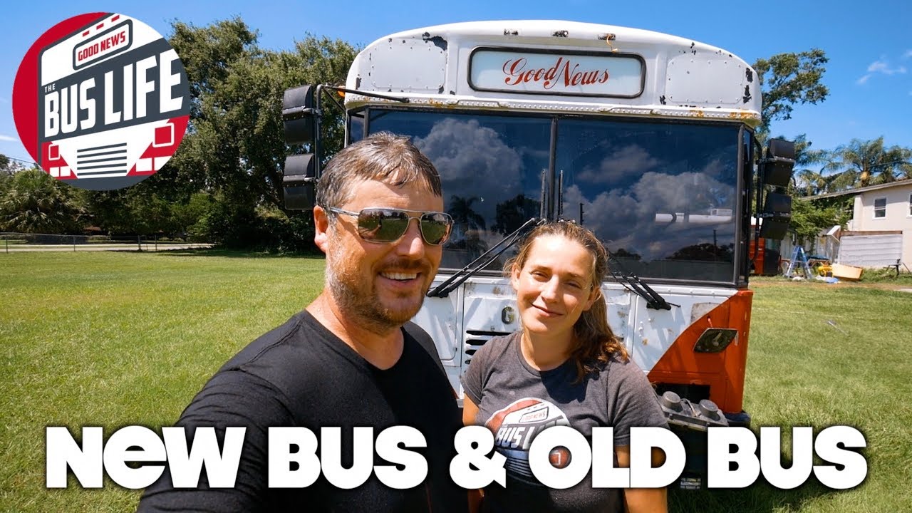 Plumbing the New Bus & Painting the Old | Bus Conversion pt. 47 | The Bus Life