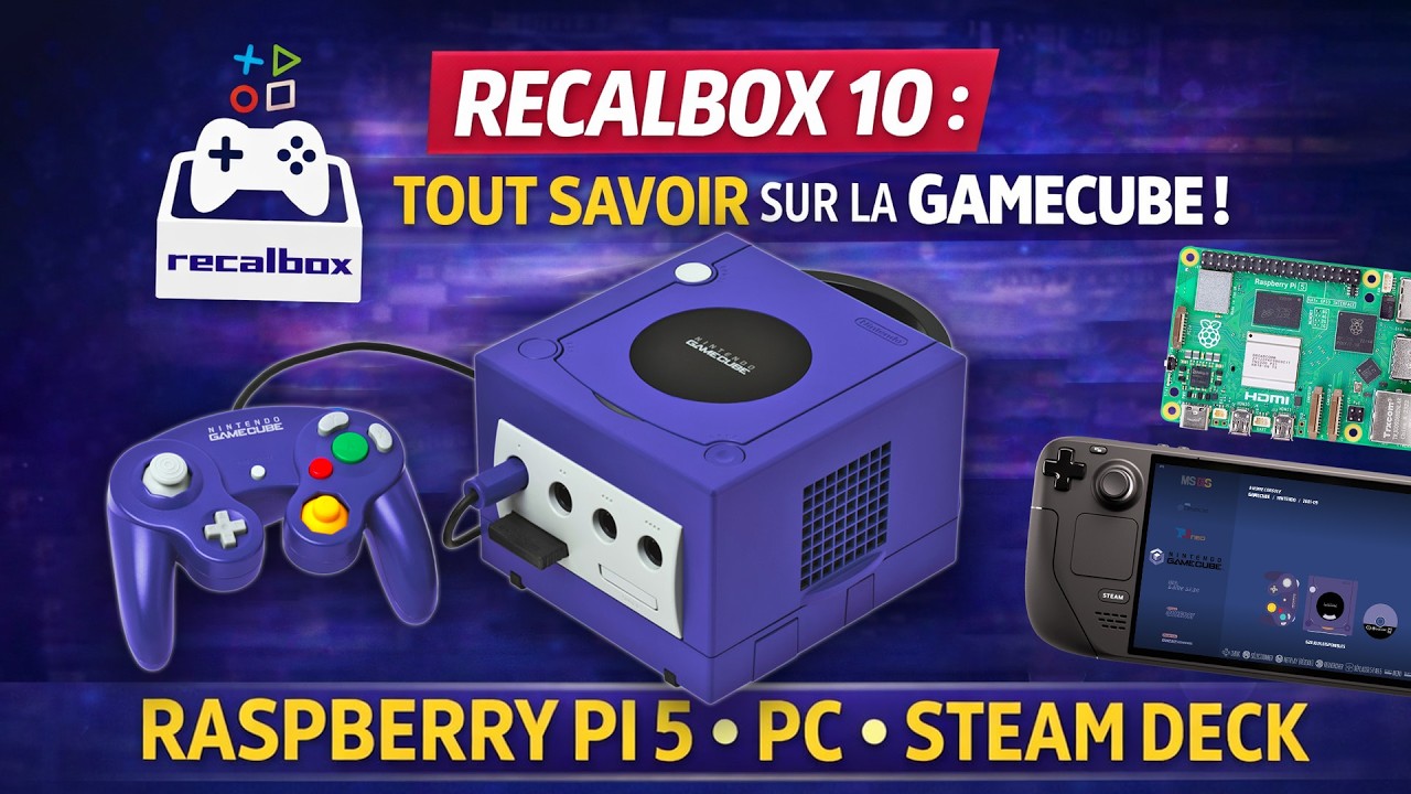 RECALBOX 10 : TOUT SAVOIR SUR LA GAMECUBE ! (Pi5 - Steam Deck - PC) | TUTO RECALBOX 10+