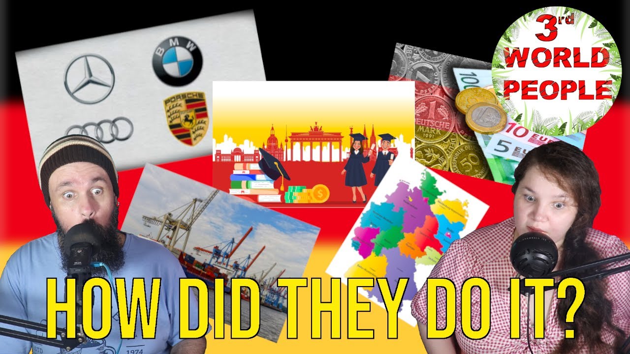 3rd WORLD PEOPLE DISCOVER HOW IS GERMANY THE RICHEST COUNTRY IN EUROPE? (GDP) | GERMANY REACTION