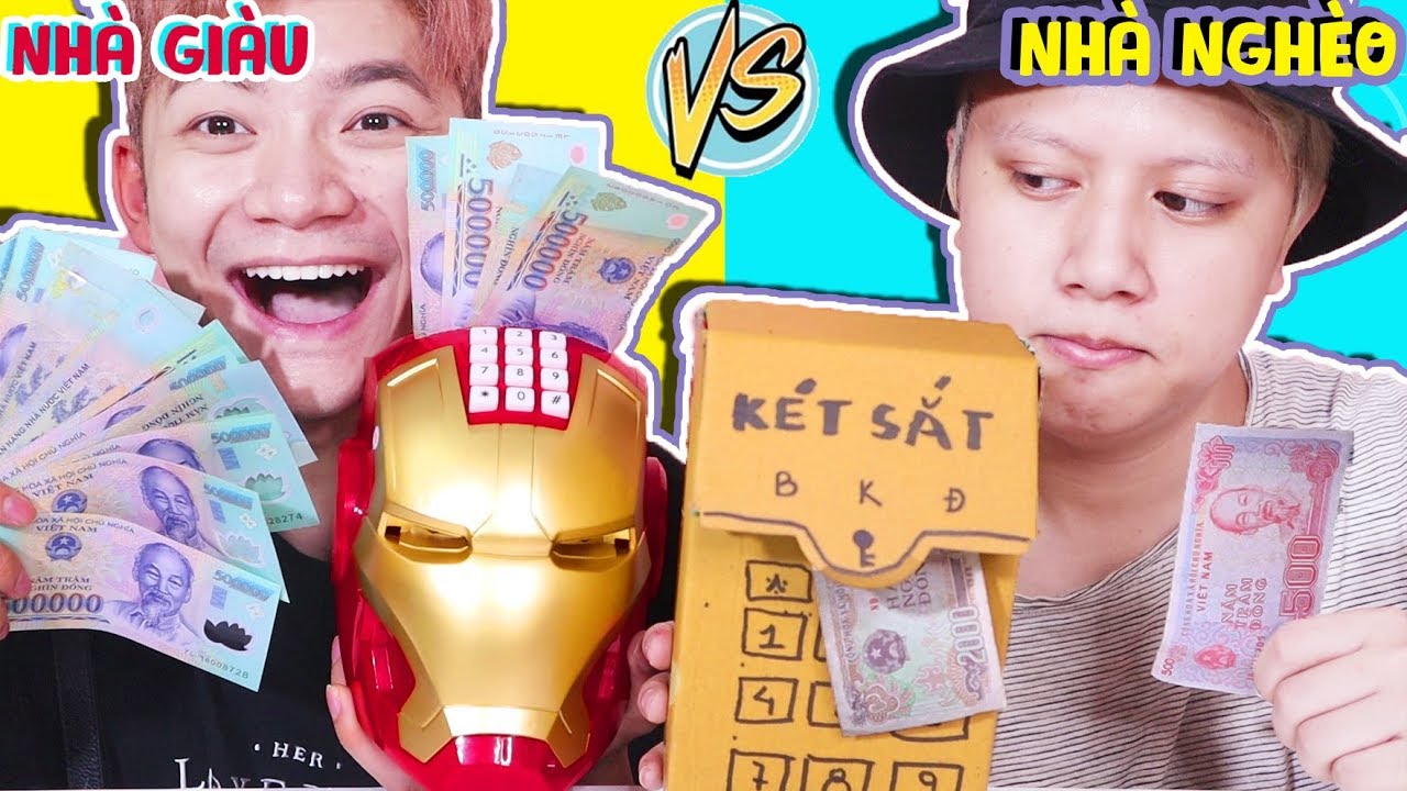 KÉT SẮT 10 TRIỆU VS KÉT SẮT 10K - Con Nhà Giàu Chắc Gì Đã Sướng?!?!