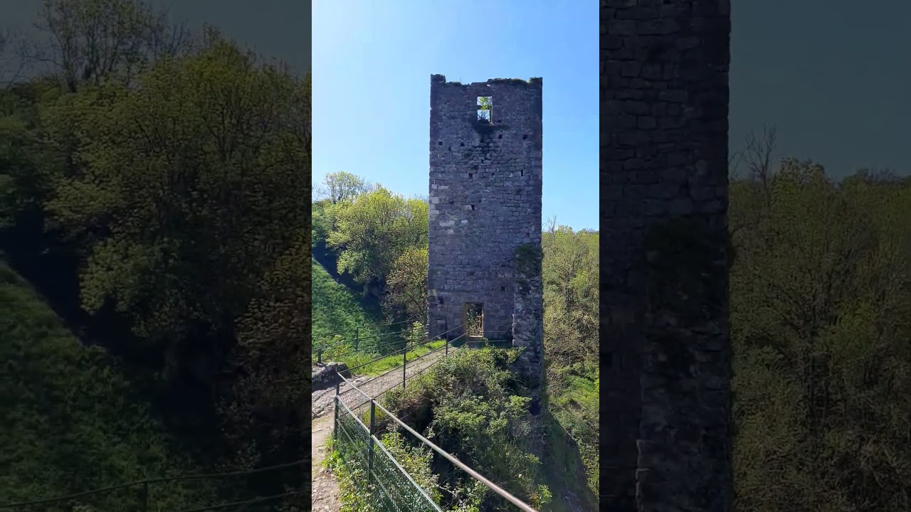 PEYRUSSE LE ROC, SUPERANDO EL V&Eacute;RTIGO. #castillo #francia #medieval #fortaleza