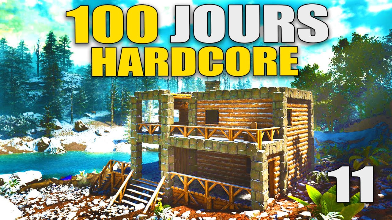 PREMIERE GROTTE ET ARTEFACT RÉCUPÉRÉ GRACE A MON AVANT POSTE EN HARDCORE SUR ARK ASCENDED - J11