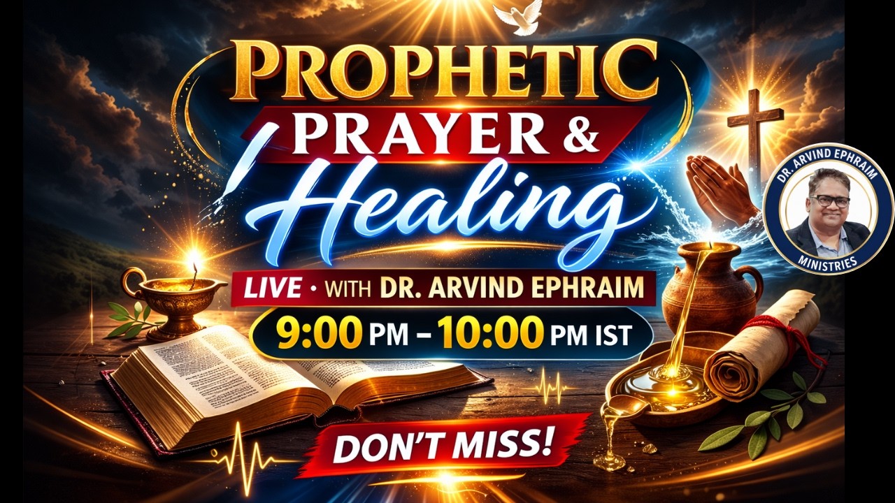 Live Prayer Tonight | Healing & Prophetic Word | Dr.Arvind Ephraim #drarvindephraim #healingprayer