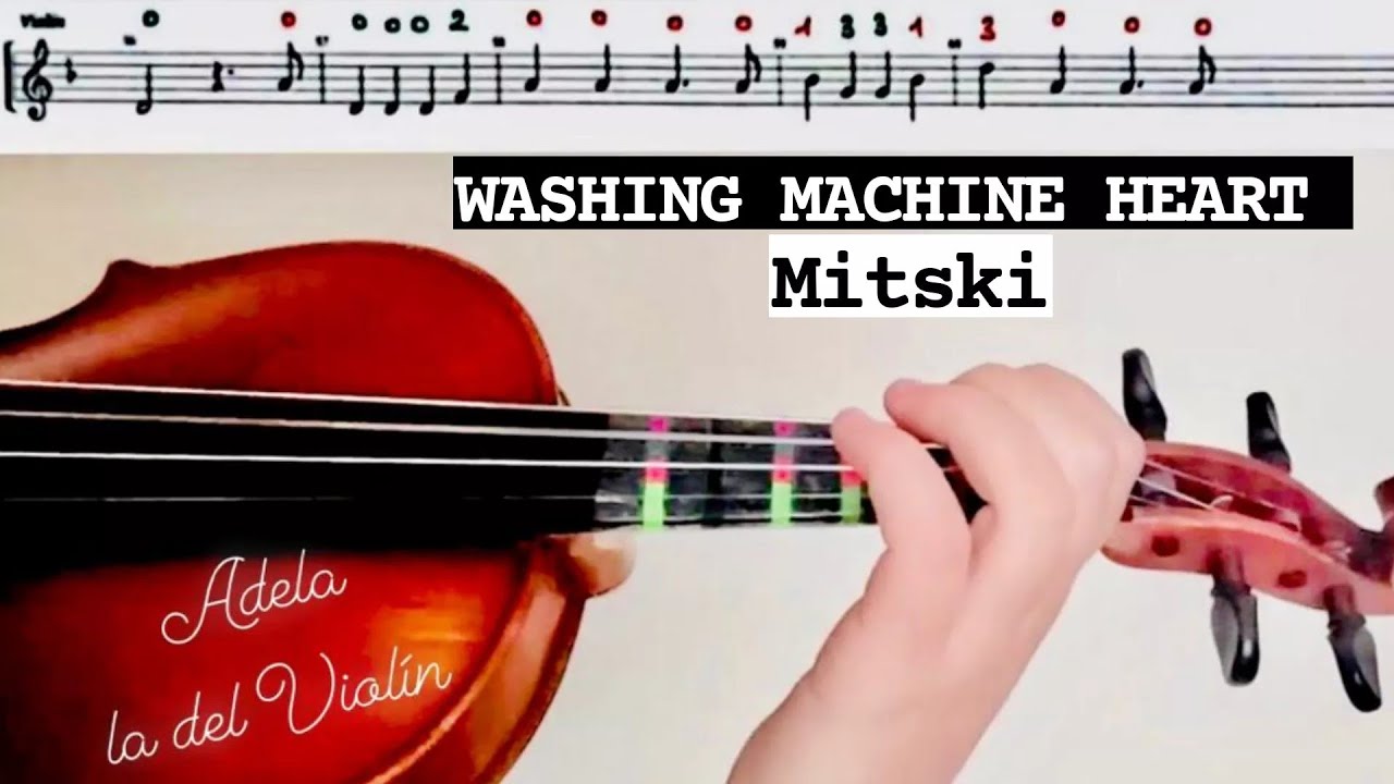 WASHING MACHINE HEART, MITSKI (PARTITURA VIOLÍN + AUDIO)