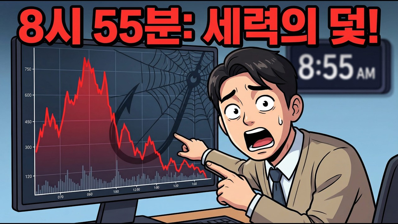 [콕스톡] 주식 시가매매 허매수: 8시 55분 세력 속임수 1초만에 거르는 법 (동시호가 필승 전략)