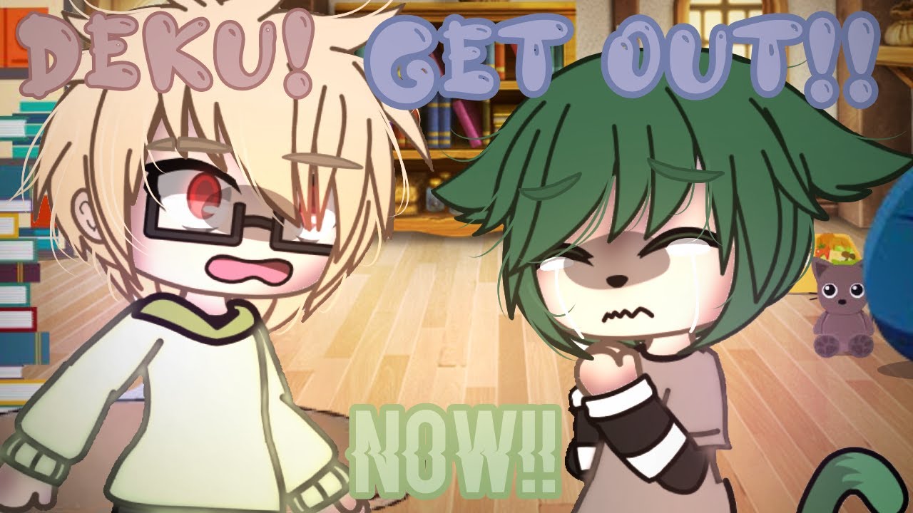 «Deku! Get out!! Now!!» BkDk🧡💚|| Pet Deku AU|| Neko Deku 🐱💚||Angst??|| Read Description ❤︎