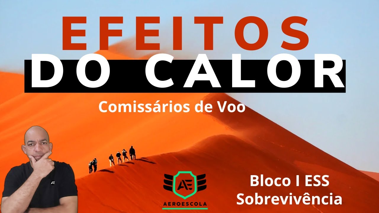 Bloco I ESS: Sobrevivência para Comissários de Voo. Efeitos do calor no organismo dos sobreviventes.