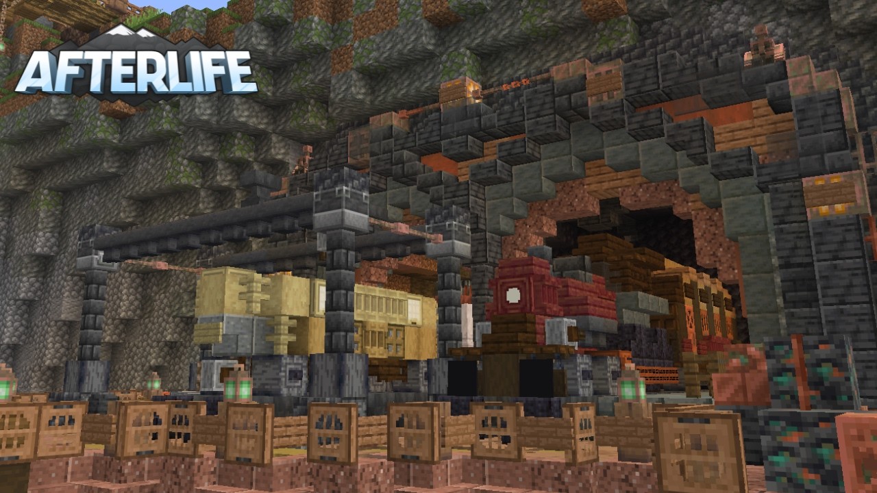 Why I Built a Train Station in the Cliffside: AfterLife SMP