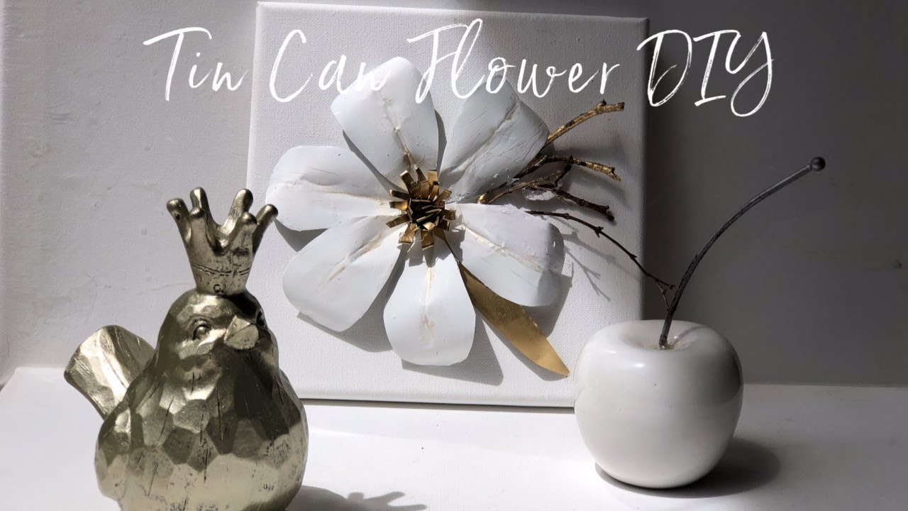 Aluminum Flower Diy/White Claw Craft/ Tin Can Craft