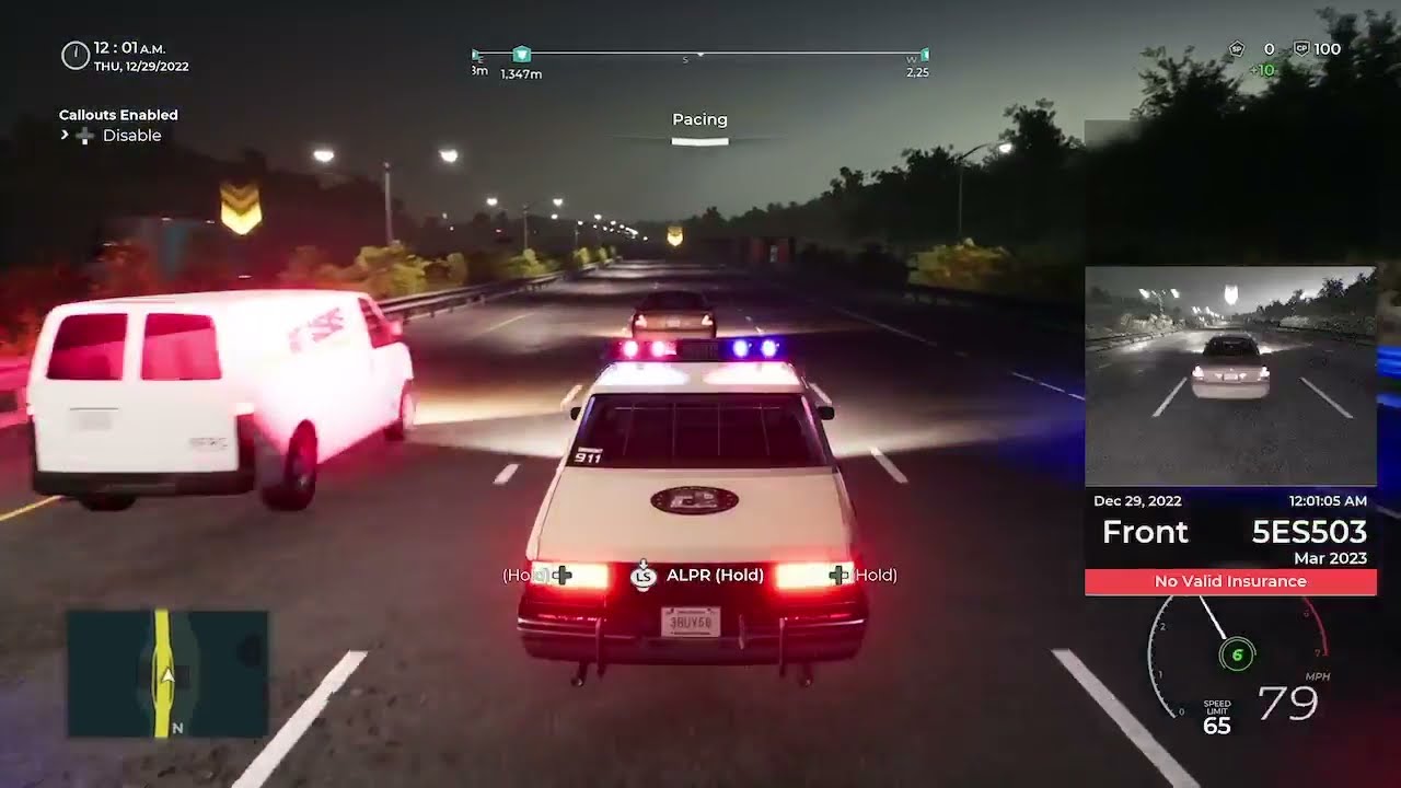 Police simulator patrol officers (8) highway patrol open shift solo no commentary
