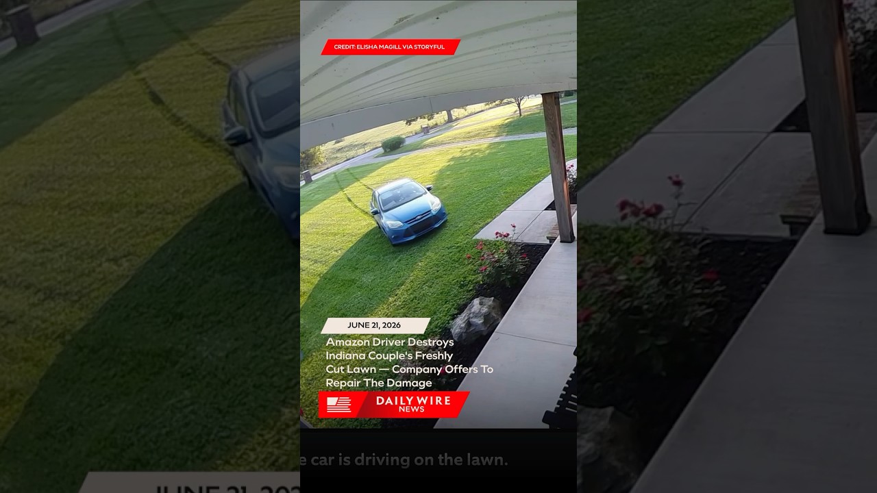 Amazon Driver Destroys Indiana Couple's Freshly Cut Lawn &mdash; Company Offers To Repair The Damage