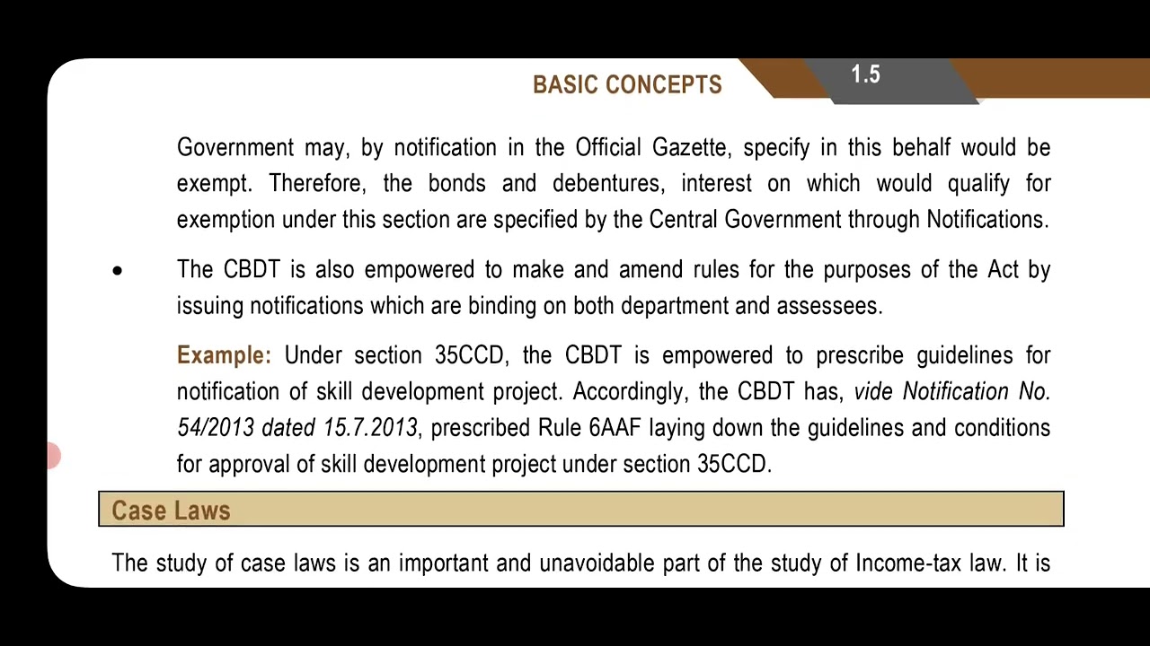 CA Final | Direct Tax | Chapter 1 | Pages 1 to 32 | Concept Understanding | ICAI Module