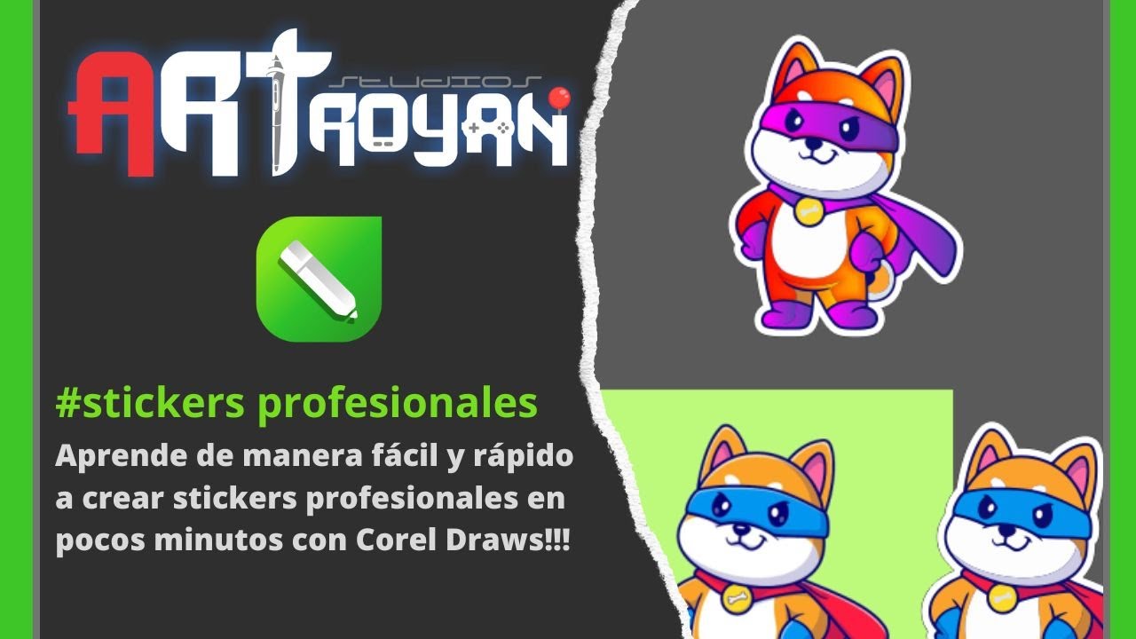 Stickers profesionales con Corel Draw en pocos minutos!!!