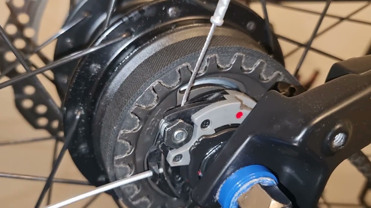 Flat tyre on Shimano Nexus Alfine 8 speed hub