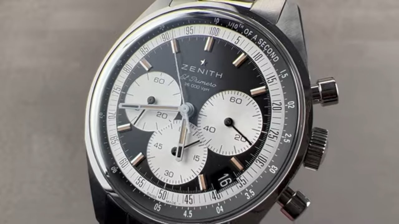 Zenith Chronomaster Original Reverse Panda Dial 03.3200.3600/21.M3200 Zenith Watch Review