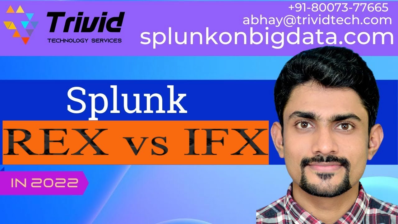 Splunk Rex Command|Rex OverView |rex|ifx #splunk #splunktraining #rex #training #ifx #dataanalytics
