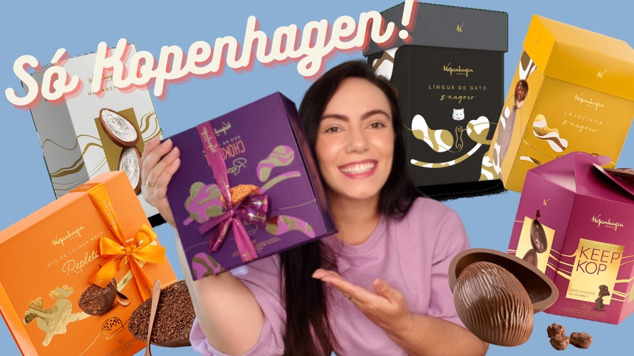 PROVANDO OVOS DE PÁSCOA DA KOPENHAGEN | OVOS DE PÁSCOA 2021