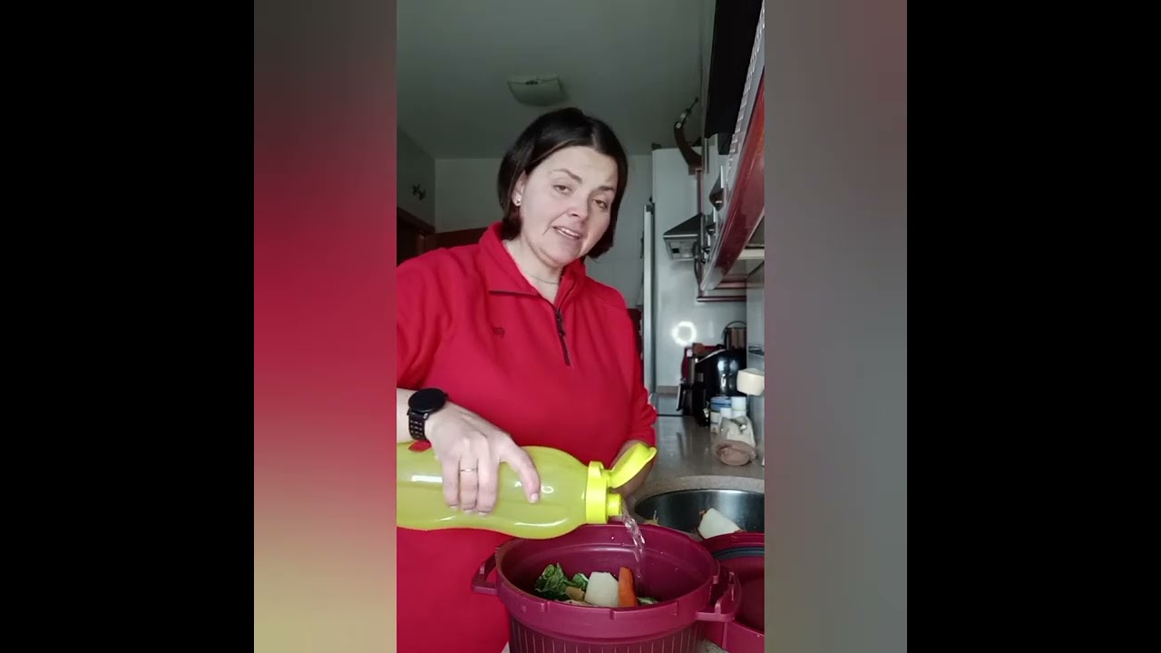 Caldo de pollo en microondas