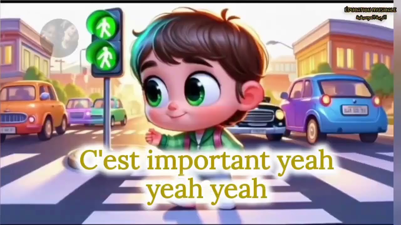 chanson de la sécurité routière 🚦 avec gestes 💞😍