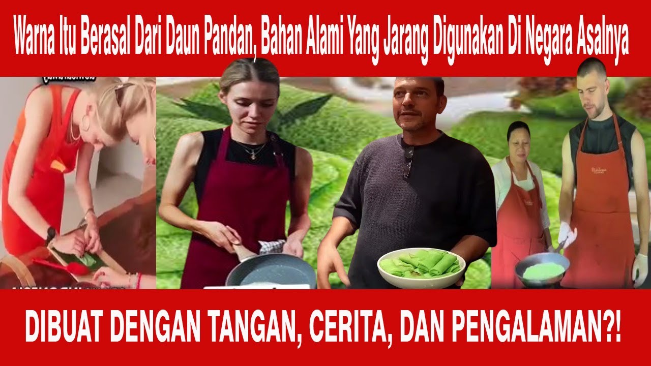 Saking Cintanya Sama Dadar Gulung Bule Coba Bikin Sendiri!