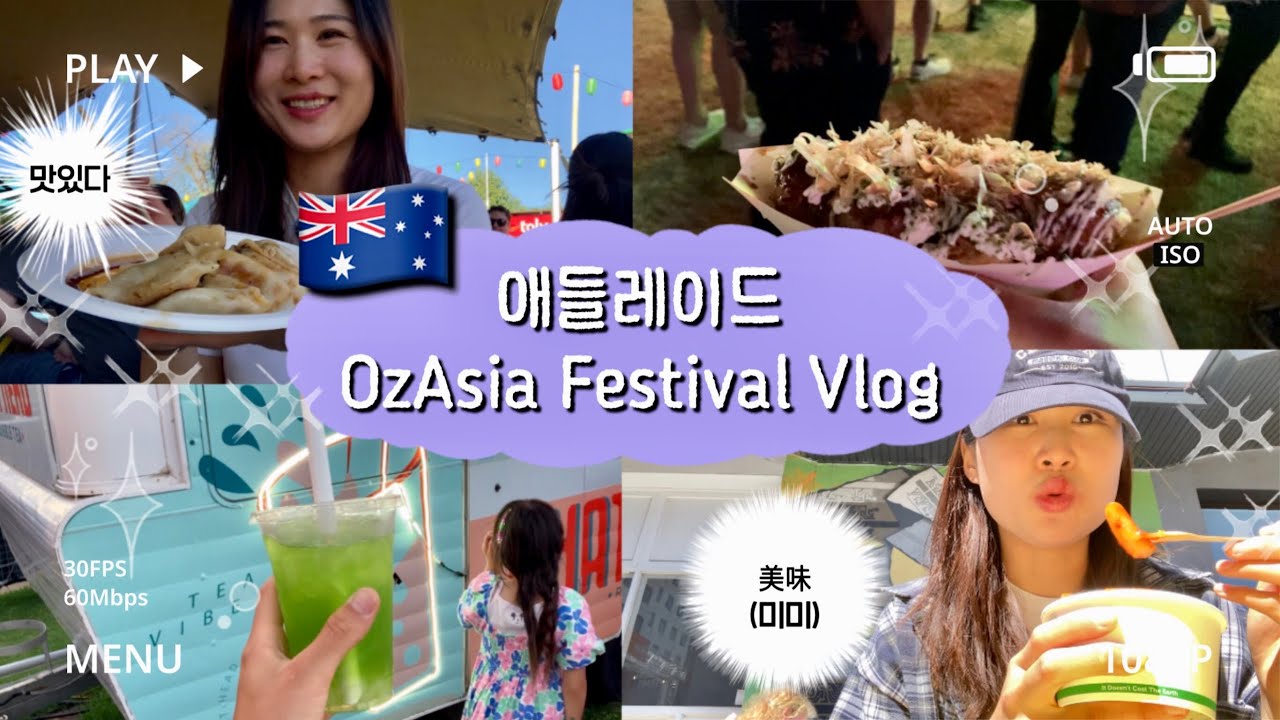 🇦🇺호주 애들레이드OzAsia Festival 브이로그 | K-감성 홍대 인 애들레이드 + 러키 덤플링 야시장🔥