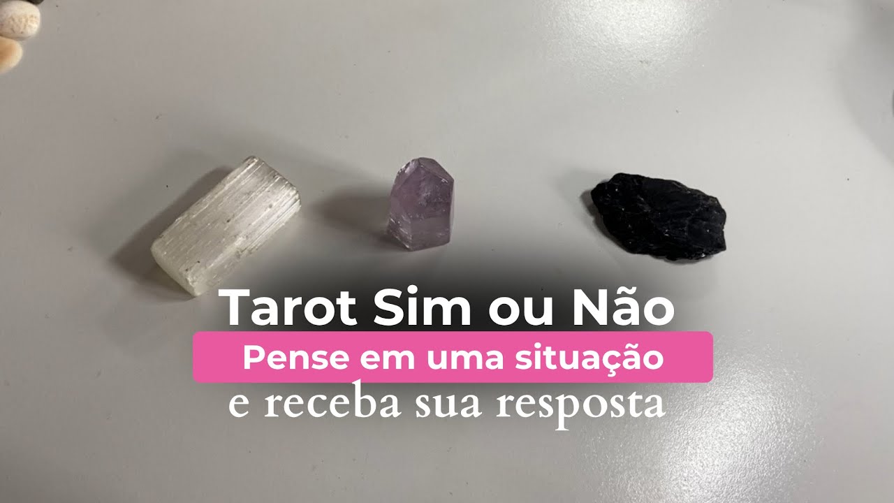O TAROT REVELA SE É SIM OU NÃO ✨ (faça a sua pergunta e descubra)