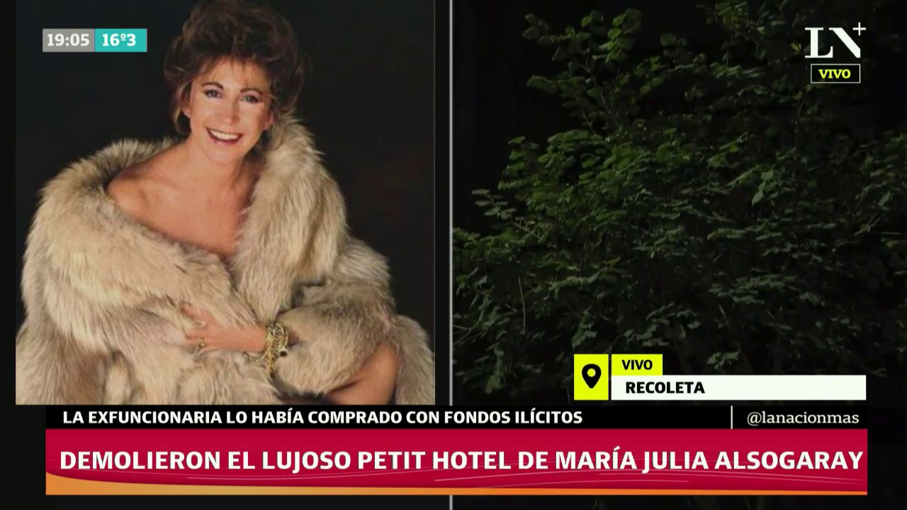 ¿Por qué demolieron el Petit Hotel de María Julia Alsogaray?