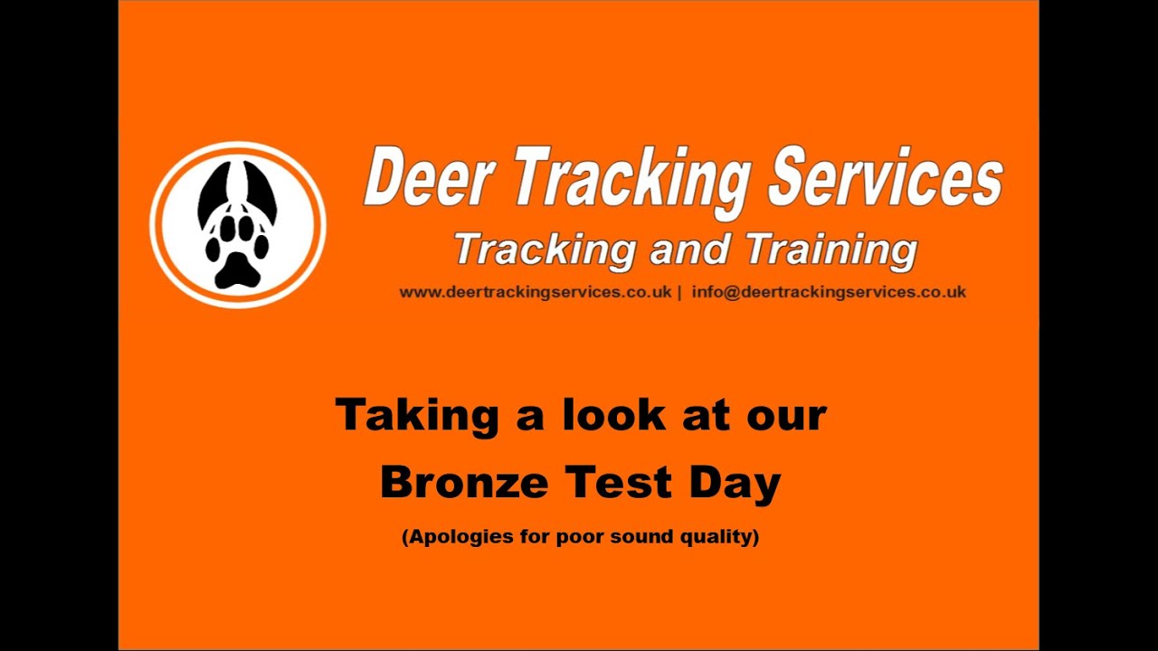 Deer Tracking Services - Bronze Test Day