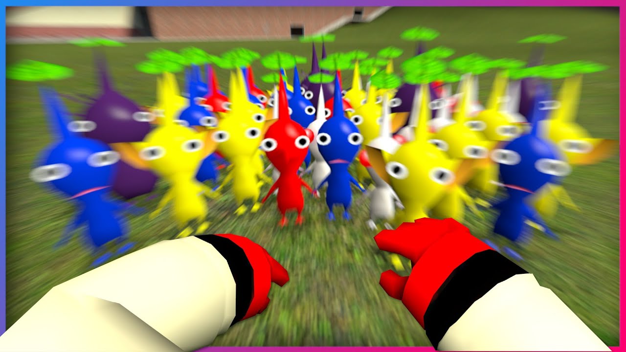 Эти штуки выглядят безобидными, но… (Переписано на Pikmin) | Garry's Mod