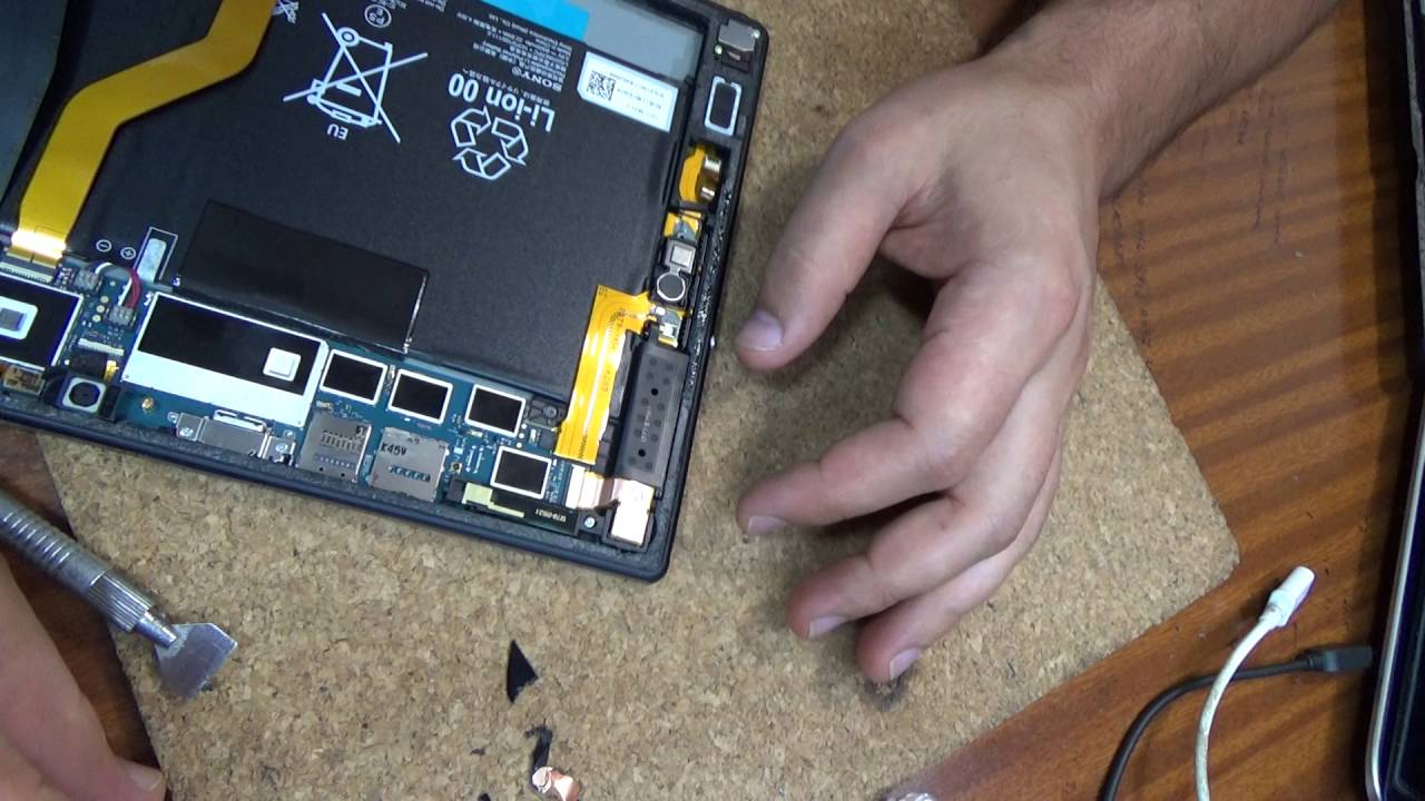 Sony Xperia Z2 Tablet ... LCD replacement