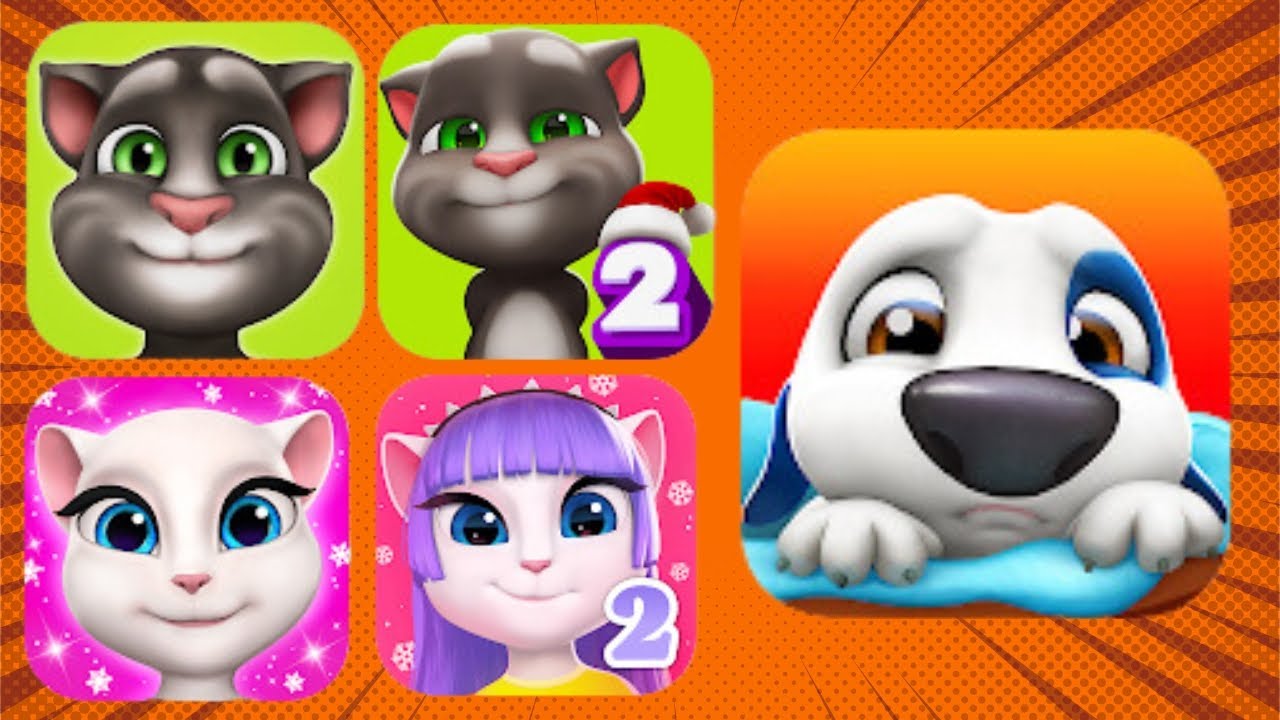 Talking Tom, Talking Angela, Talking Hank - Android Gameplay