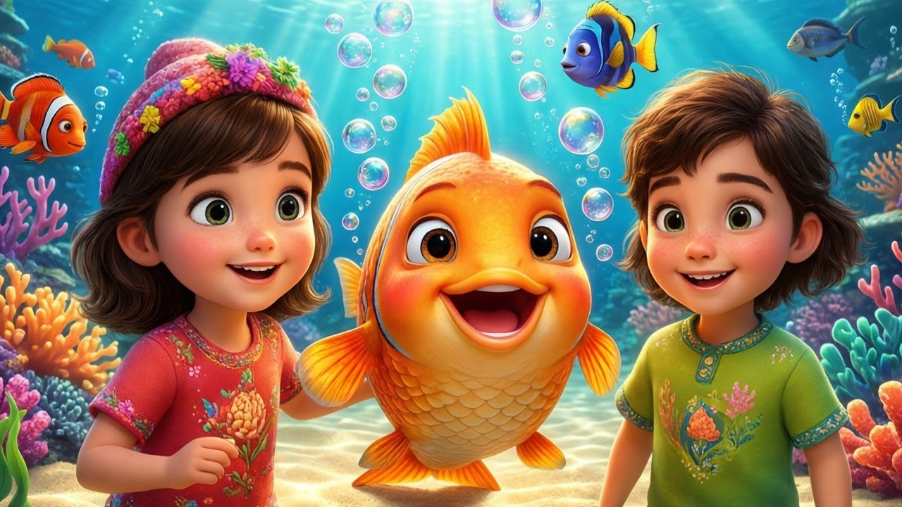 Nanhi Machhli Underwater Song 🌊🐟 | Splash Splash Kids Rhyme | Hindi English