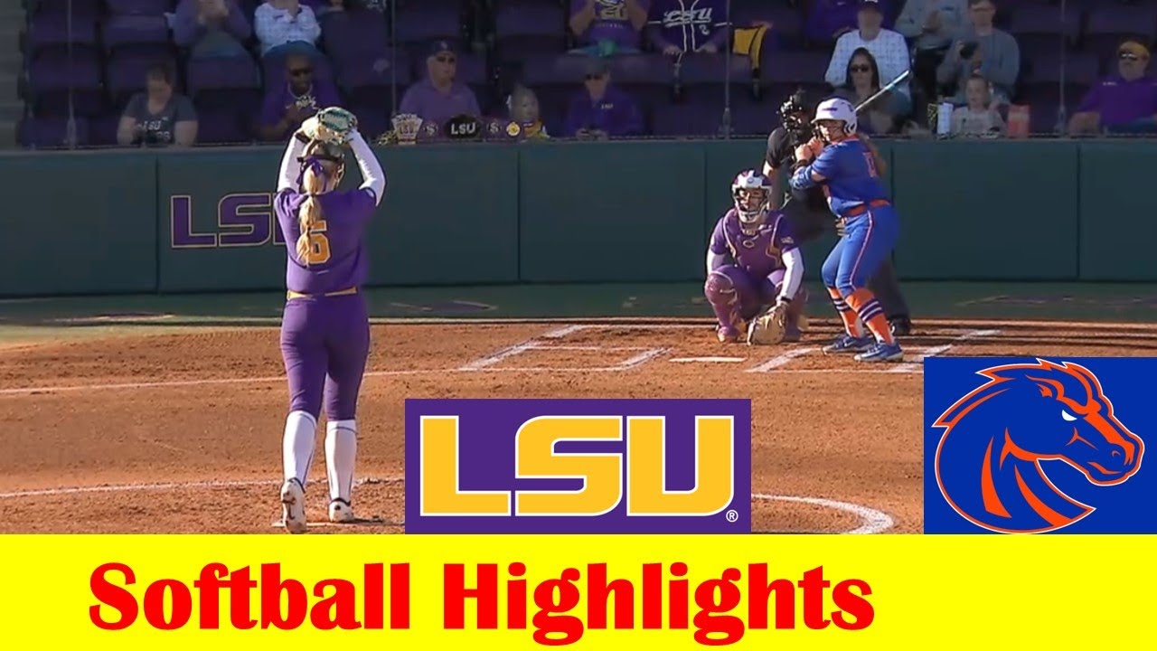 Boise State vs #7 LSU Softball Game Highlights, Feb 23 2024