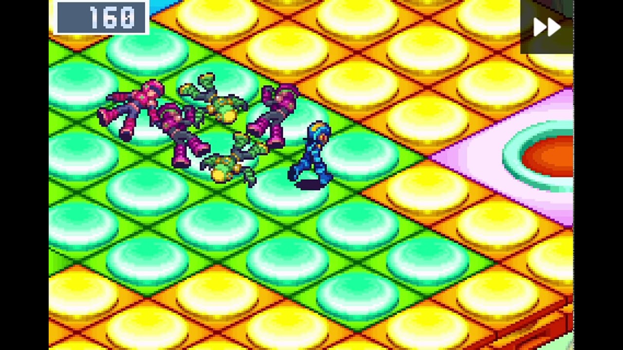 Megaman Battle Network 4 Blue Moon gba
