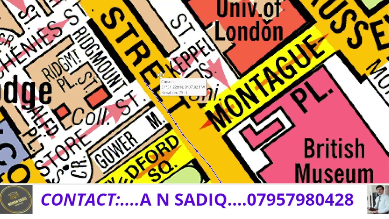 NEW Topographical Exam Route through complicated area. A lot of one ways involved TFL  ASSESSMENT 23