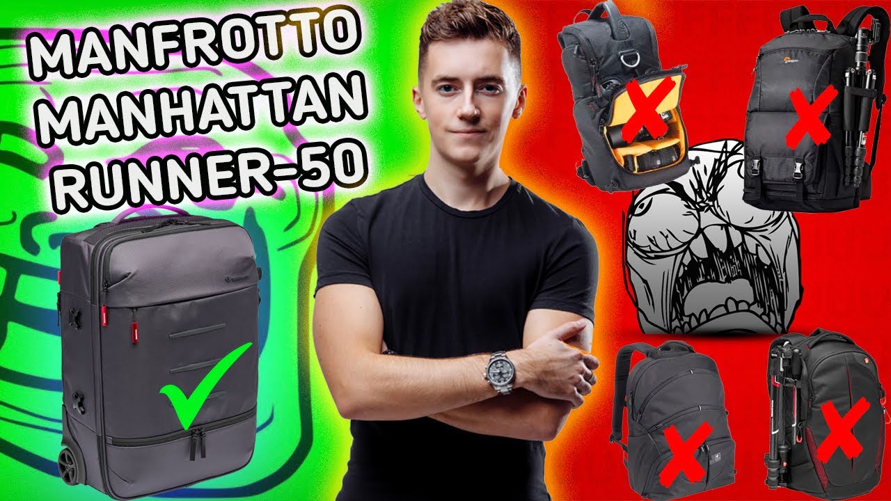 ОБЗОР ЧЕМОДАНА MANFROTTO MANHATTAN RUNNER-50