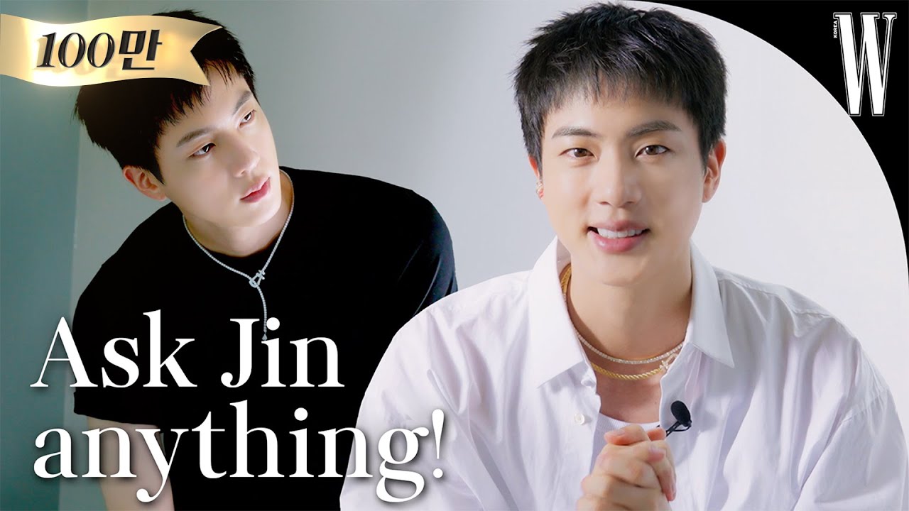 [ENG/JP] 귀하다 귀해… 군대 이야기하는 방탄소년단 진🥹 요즘 그의 근황과 관심사에 대해 물었습니다. by W Korea