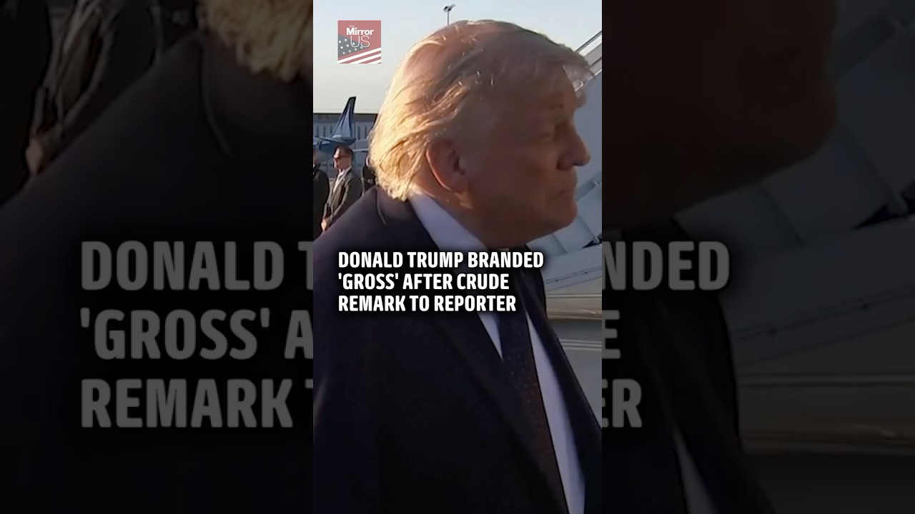Donald Trump branded 'gross' after crude remark to reporter at G7 summit