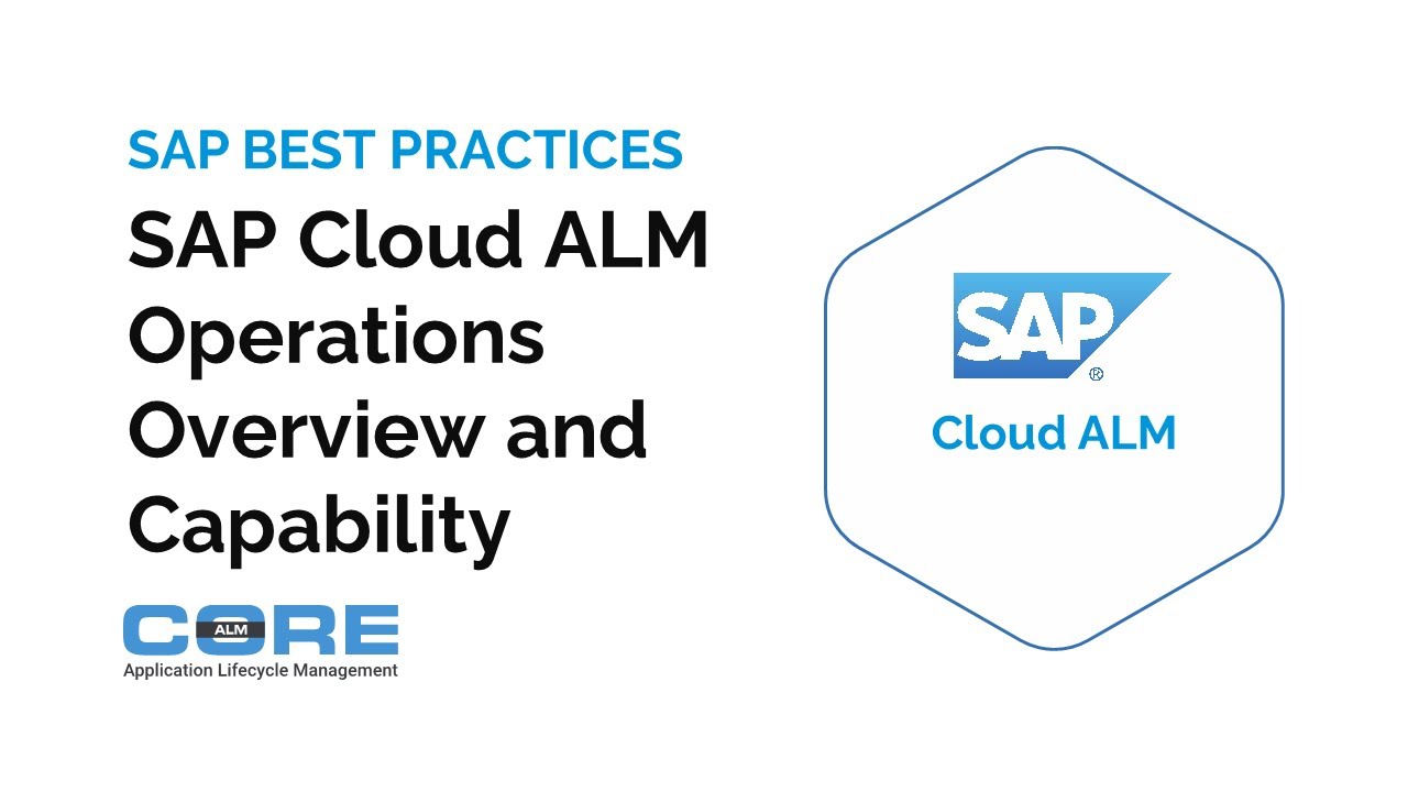 SAP Cloud ALM Operations – Обзор и возможности